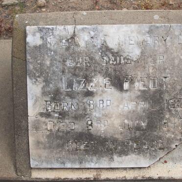 PIEDT Lizzie 1821-1847