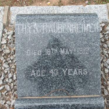 RAUBENHEIMER Thys -1912 