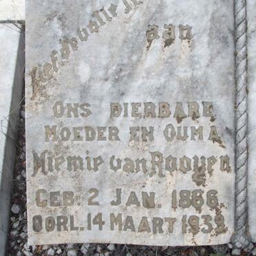 ROOYEN Miemie, van 1866-1939