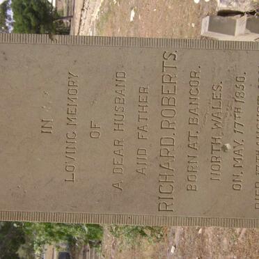 ROBERTS Richard 1850-1915