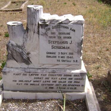 SCHOEMAN Stephanus J. 1901-1940