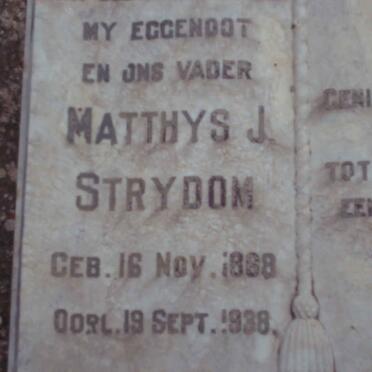 STRYDOM Matthys J. 1868-1938