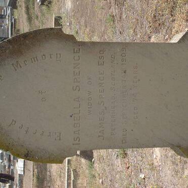 SPENCE Isabella  -1909