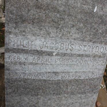STRYDOM Philip Jacobus 1888-1932