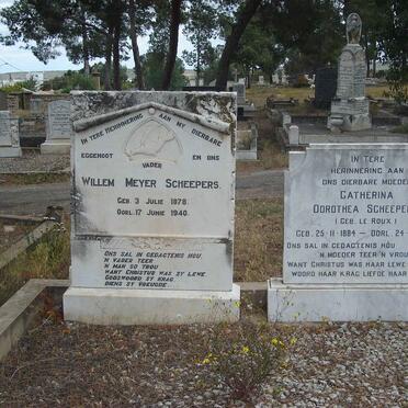 SCHEEPERS Willem Meyer 1878-1940 &amp; Catherina Dorothea LE ROUX 1884-1968