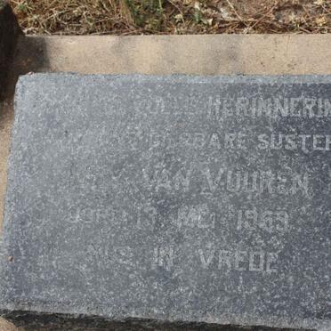 VUUREN M.Y., van -1959