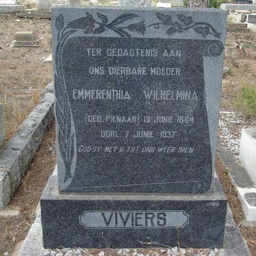 VIVIERS Emmerenthia Wilhelmina nee PIENAAR 1864-1937