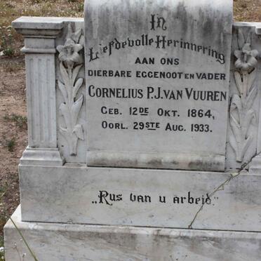 VUUREN Cornelius P.J., van 1864-1933