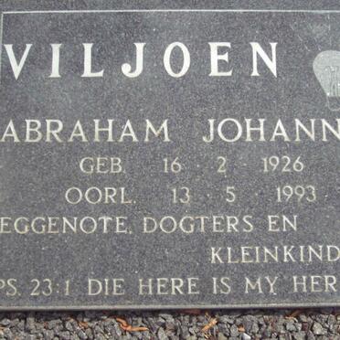 VILJOEN Abraham Johannes 1926-1993
