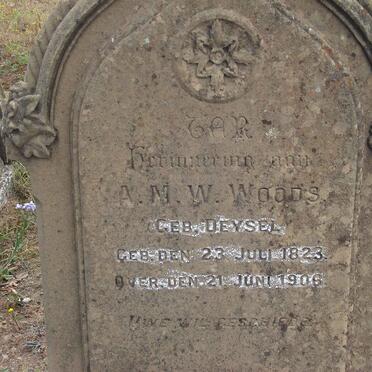 WOODS A.M.W. nee DEYSEL 1823-1906