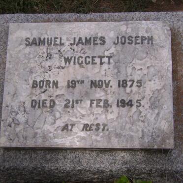 WIGGETT Samuel James Joseph 1875-1945