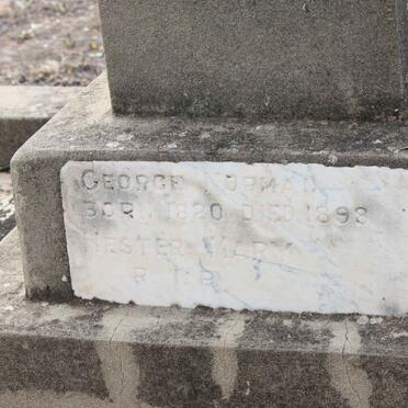 ? George Norman 1890-1898 &amp; Hester Mary