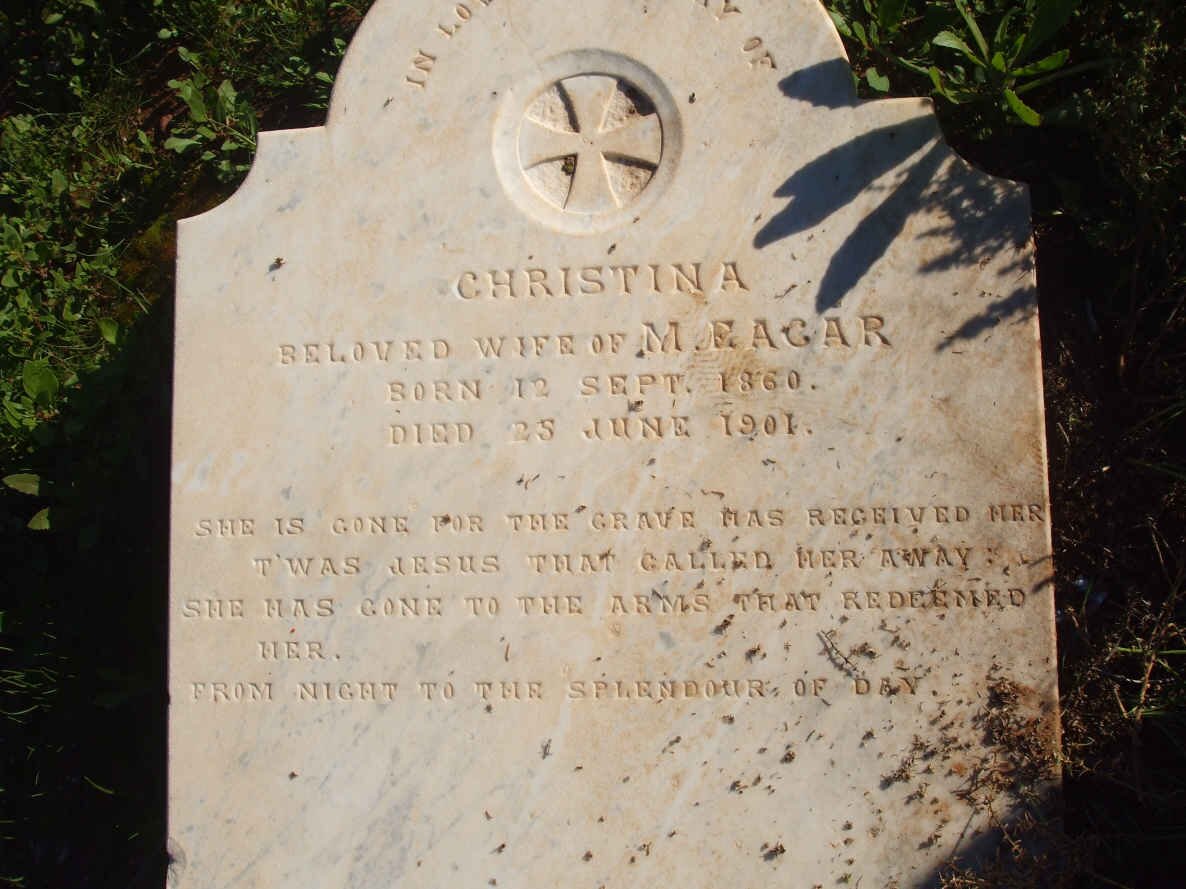 EAGAR Christina  1860-1901