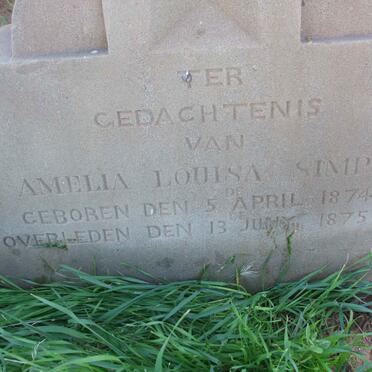 SIMPSON Amelia Louisa 1874-1875