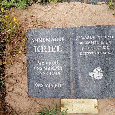 KRIEL Annemarie 1963-2013
