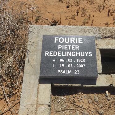 FOURIE Pieter Redelinghuys 1928-2007