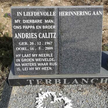 TERBLANCHE Andries Calitz 1967-2009
