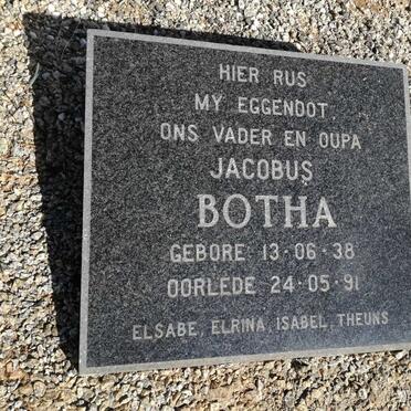 BOTHA Jacobus 1938-1991