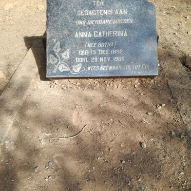 ? Anna Catherina nee BOTHA 1892-1966