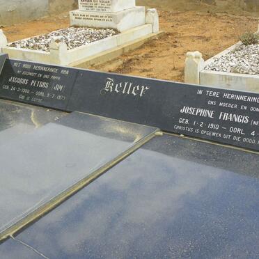 KELLER Jacobus Petrus 1900-1973 &amp; Josephine Francis LE ROUX 1910-1999