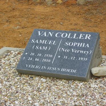 COLLER Samuel, van 1930-2010 &amp; Sophia VERWEY 1935-