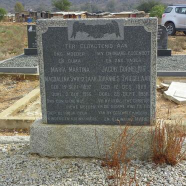 SWIEGELAAR Jacob Cornelius Johannes 1889-1856 &amp; Maria Martina Magdalena 1892-1966