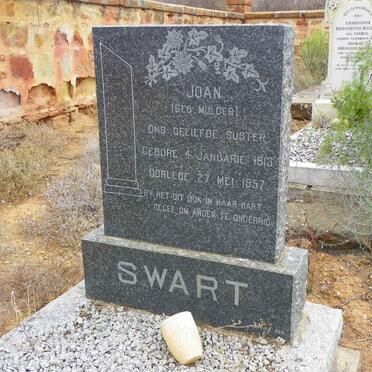 SWART Joan nee MULDER 1913-1957