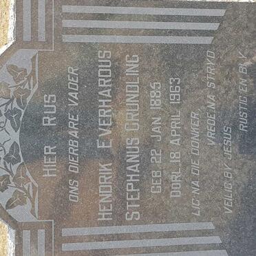 GRUNDLING Hendrik Everhardus Stephanus 1885-1963