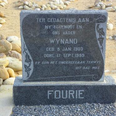 FOURIE Wynand 1903-1959
