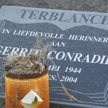 TERBLANCHE Gerrit Conradie 1944-2004