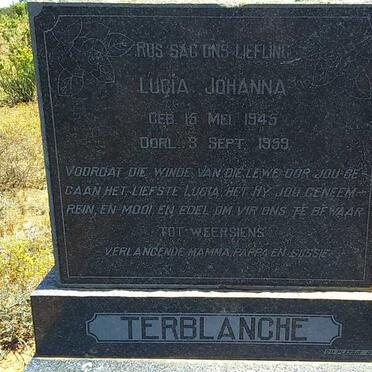 TERBLANCHE Lucia Johanna 1945-1959