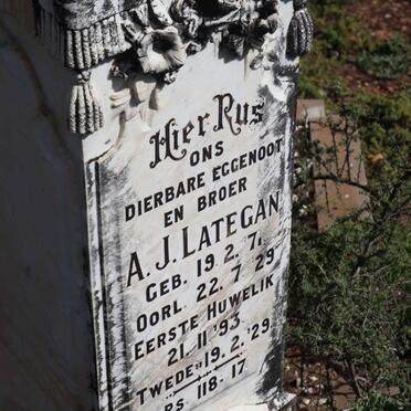 LATEGAN A.J. 1871-1929