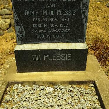 PLESSIS Dorie M., du 1878-1957