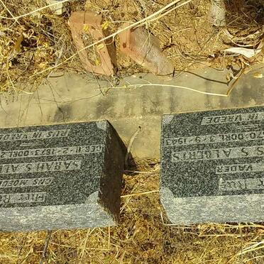 ALBERTS Johannes S. 1870-1943 &amp; Sarah S. 1873-1944