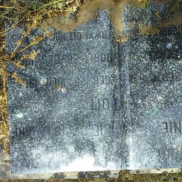 TOIT Fanie, du 1901-1946 &amp; Sienie SNYMAN 1905-1960