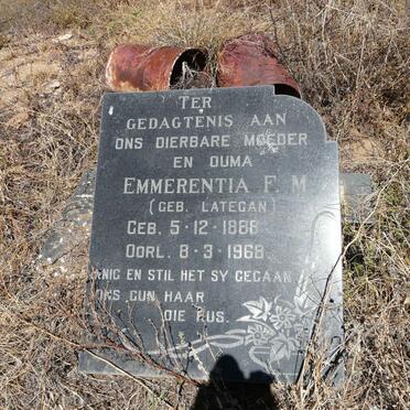 ? Emmerentia F.M. nee LATEGAN 1888-1968
