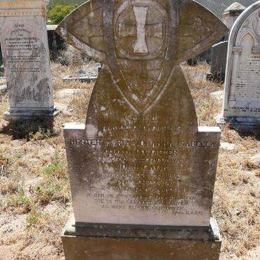 GAVIN Hester Maria Johanna Isabella nee POTGIETER -1892