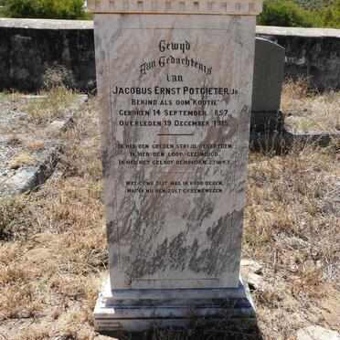 POTGIETER Jacobus Ernst 1857-1915