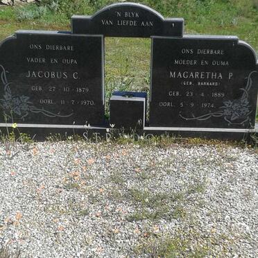 STRYDOM Jacobus C. 1879-1970 &amp; Magaretha P. BARNARD 1889-1974