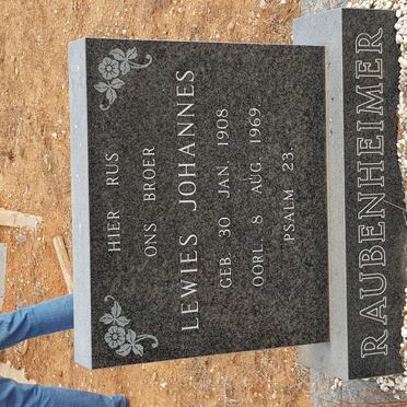 RAUBENHEIMER Lewies Johannes 1908-1969