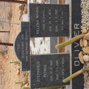 OLIVIER Stephanus Petrus 1885-1969 &amp; Helena Maria OLIVIER 1879-1967