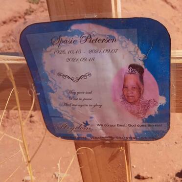 PIETERSEN Spasie 1926-2021