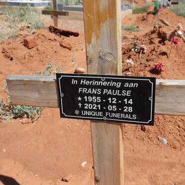 PAULSE Frans 1955-2021