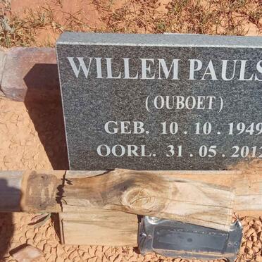 PAULSEN Willem 1949-2012