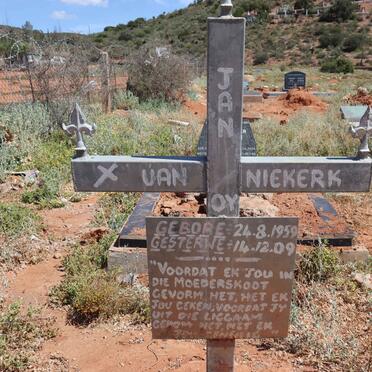 NIEKERK Jan, van 1959-2009