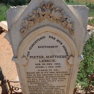 LEROUX Pieter Mattheus 1839-1899