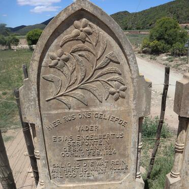 SERFONTEIN Esias Engelbertus 1861-1924