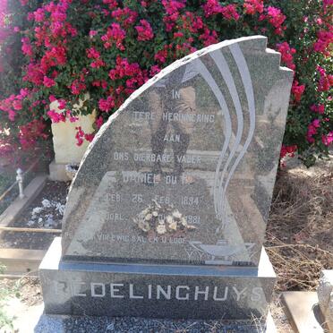 REDELINGHUYS Daniel du P. 1894-1981