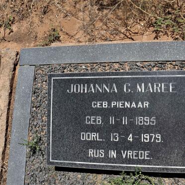 MAREE Johanna C. nee PIENAAR 1895-1979