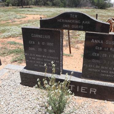 NORTIER Cornelius 1892-1964 & Anna Susanna LE ROUX 1896-1971